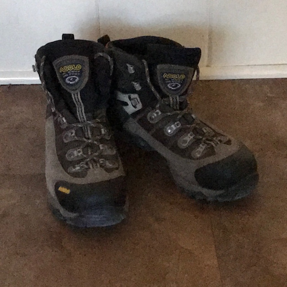 Asolo Men’s Brown Hiking Boots SZ 8 1/2